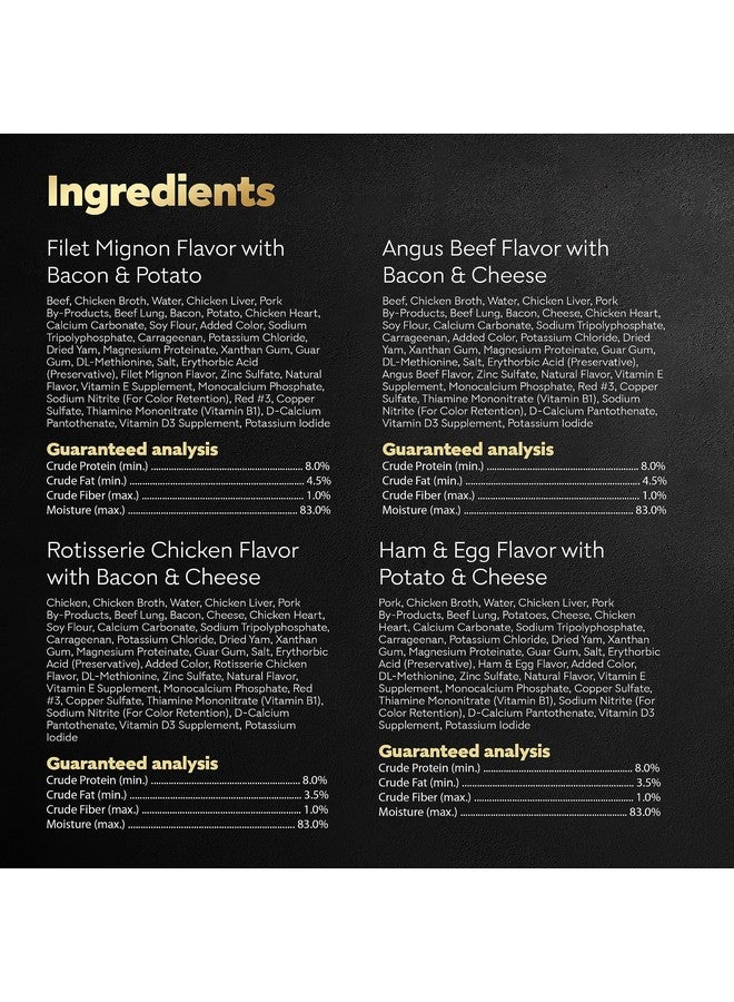 Cesar Adult Wet Dog Food Loaf In Sauce Rotisserie Chicken, Filet Mignon, Angus Beef, And Ham & Egg Flavors Variety Pack, 3.5 Oz. Easy Peel Trays, (Pack Of 24) - Image 3