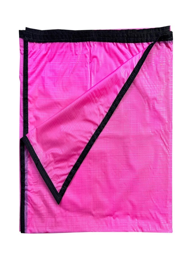 Ecosoft Baby Plastic Sheet/PVC Sheet for Kids/Rubber Sheet for Babies/Bed Wetting Protector (135 CM x 185 CM) (Pink RINKLE) - Image 4