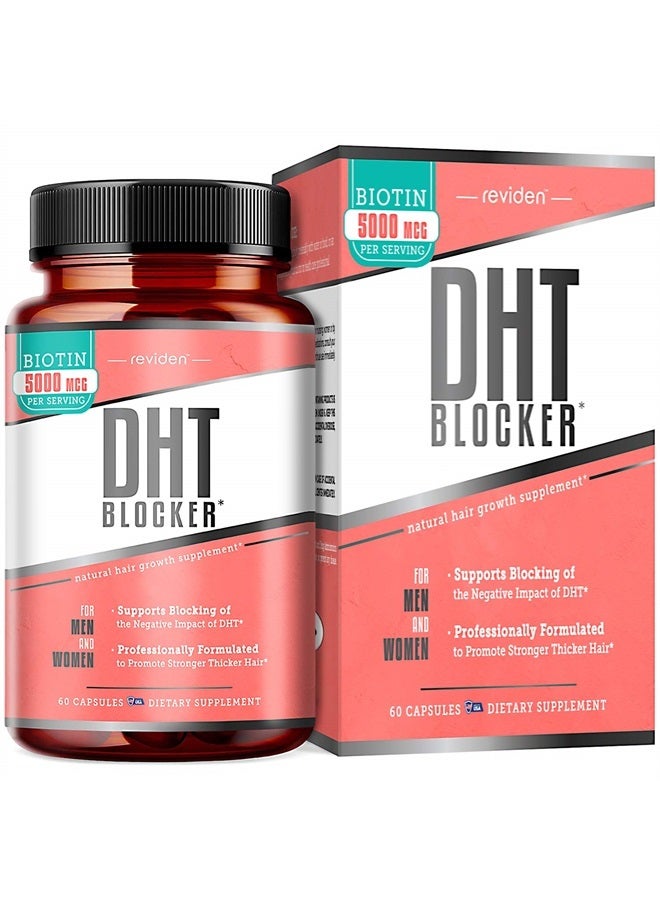 DHT Blocker for Hair Growth with Saw Palmetto Biotin Keratin Collagen for Hair Skin and Nails Vitamins for Women Hair Regrowth for Men Hair Growth Supplement Hair Loss Treatment for Men & Women