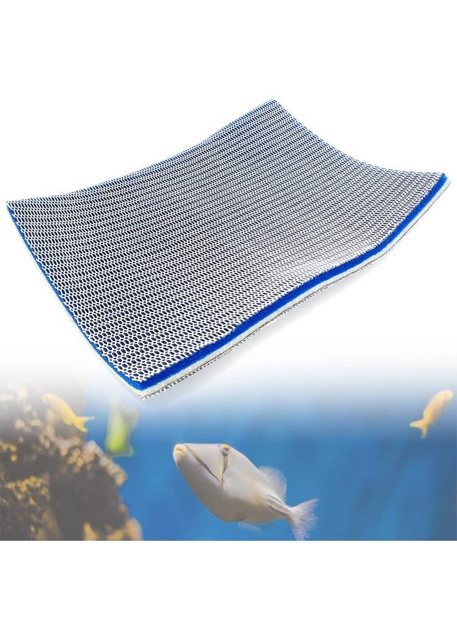 Qpets® 30 * 40cm Aquarium Filter High Density 8 Layer Filter Cotton Reusable Aquarium Filter Pad,Fish Tank Aquarium Tank Sponge Filter Cuttable Aquarium Filter s for Medium Fish Tank - Image 1