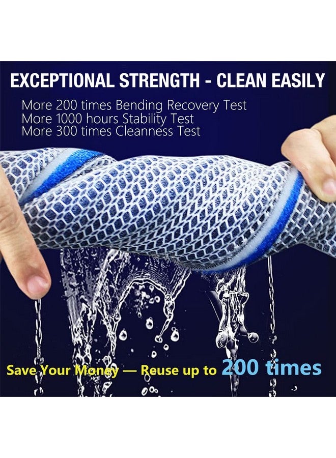 Qpets® 30 * 40cm Aquarium Filter High Density 8 Layer Filter Cotton Reusable Aquarium Filter Pad,Fish Tank Aquarium Tank Sponge Filter Cuttable Aquarium Filter s for Medium Fish Tank - Image 5
