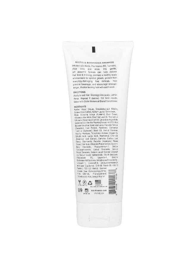 Hair Tamin HAIRtamin, Biotin Shampoo, Botanical Blend, 7 fl oz (207 ml)  - Image 2