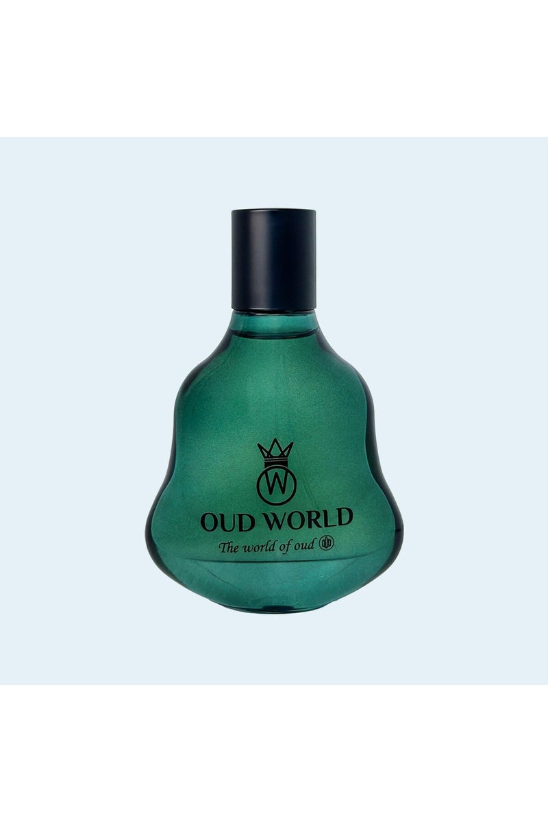 OUD WORLD Vibe Collection Olive Green Eau de Parfum | Fruity Floral Woody Perfume | Arabian Oud Inspired 50ml - Image 4