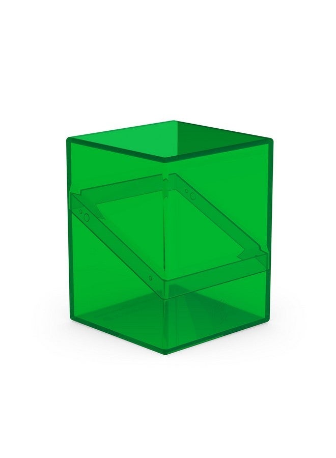 ألتيميت جارد بولدر 100+ شفافة ، حقيبة سطح السفينة ل 100 بطاقة TCG مزدوجة الأكمام ، زمرد ، تخزين آمن ومتين لألعاب الورق التجارية ، شفاف - Image 1