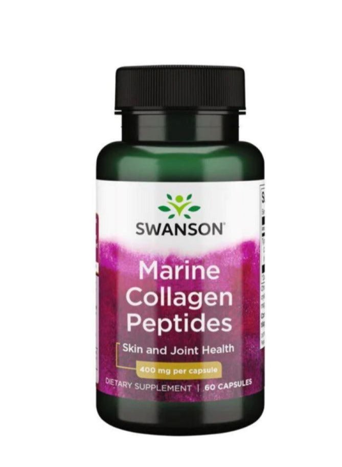 Swanson, Marine Collagen, 400 mg, 60 Capsules