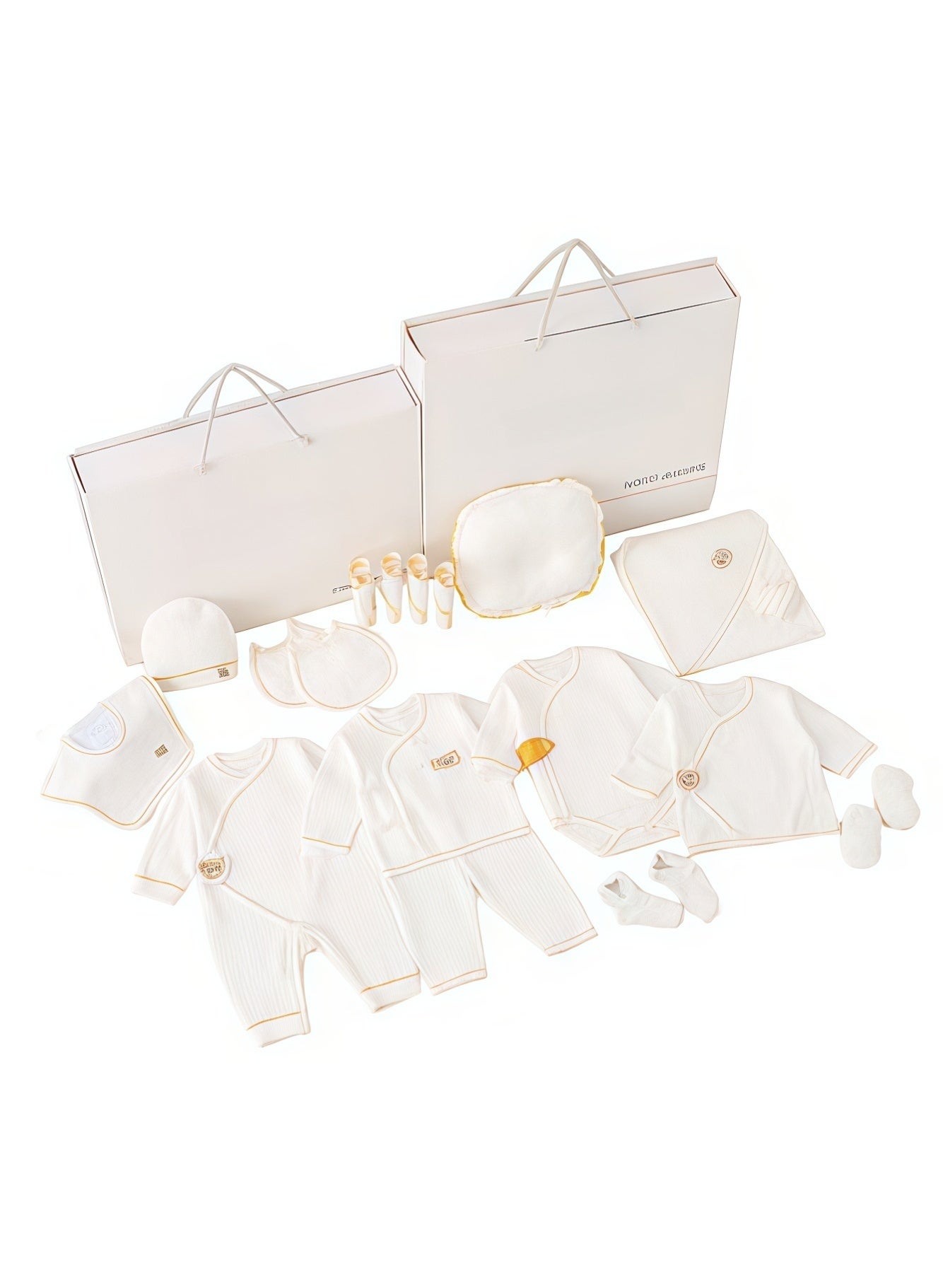 20-piece newborn clothing gift box set Newborn clothing Newborn meeting gift 100% cotton fabric Suitable for spring and autumn