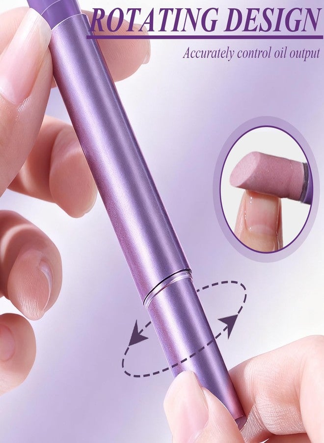 Plman 3-in-1 Cuticle Oil Pen, Cuticle Pusher Nail Oil Pen with Ceramic Tip, Nail Care Pen for Hangnails, Dry & Damaged Nail, Moisturize Strengthen Brighten Nails Care (Camellia-3PCS Rotating) - Image 2