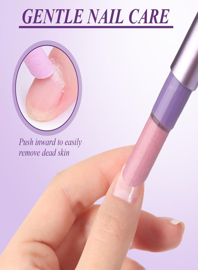Plman 3-in-1 Cuticle Oil Pen, Cuticle Pusher Nail Oil Pen with Ceramic Tip, Nail Care Pen for Hangnails, Dry & Damaged Nail, Moisturize Strengthen Brighten Nails Care (Camellia-3PCS Rotating) - Image 3