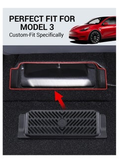 Y&D Backseat Air Vent Cover for Tesla Model 3, Rear Under Seat Condition Outlet Grille Protector, Compatible with 2016-2023 Flow Protection, 2 Pack  - Image 2