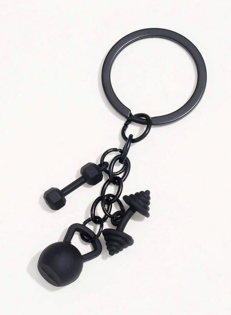 A keychain in the shape of a sports dumbbell - Image 1