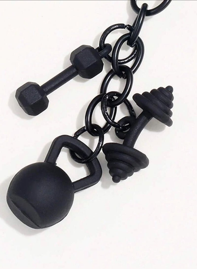 A keychain in the shape of a sports dumbbell - Image 3