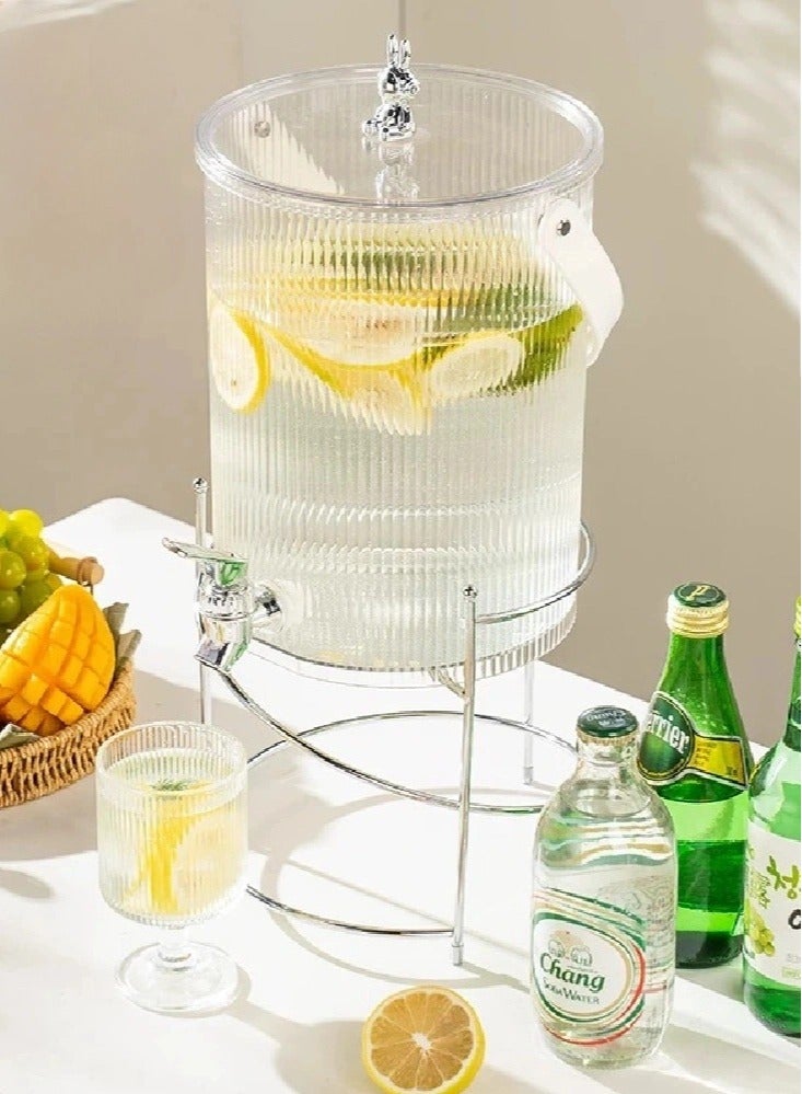 MIXDE 5L Water Jug with Tap - Multi-Purpose Beverage Dispenser for Juice,  u0026 Coffee | Juice dispenser set for Parties, Picnics, Camping u0026 Home Use - Image 1