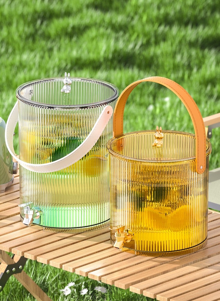 MIXDE 5L Water Jug with Tap - Multi-Purpose Beverage Dispenser for Juice,  u0026 Coffee | Juice dispenser set for Parties, Picnics, Camping u0026 Home Use - Image 2