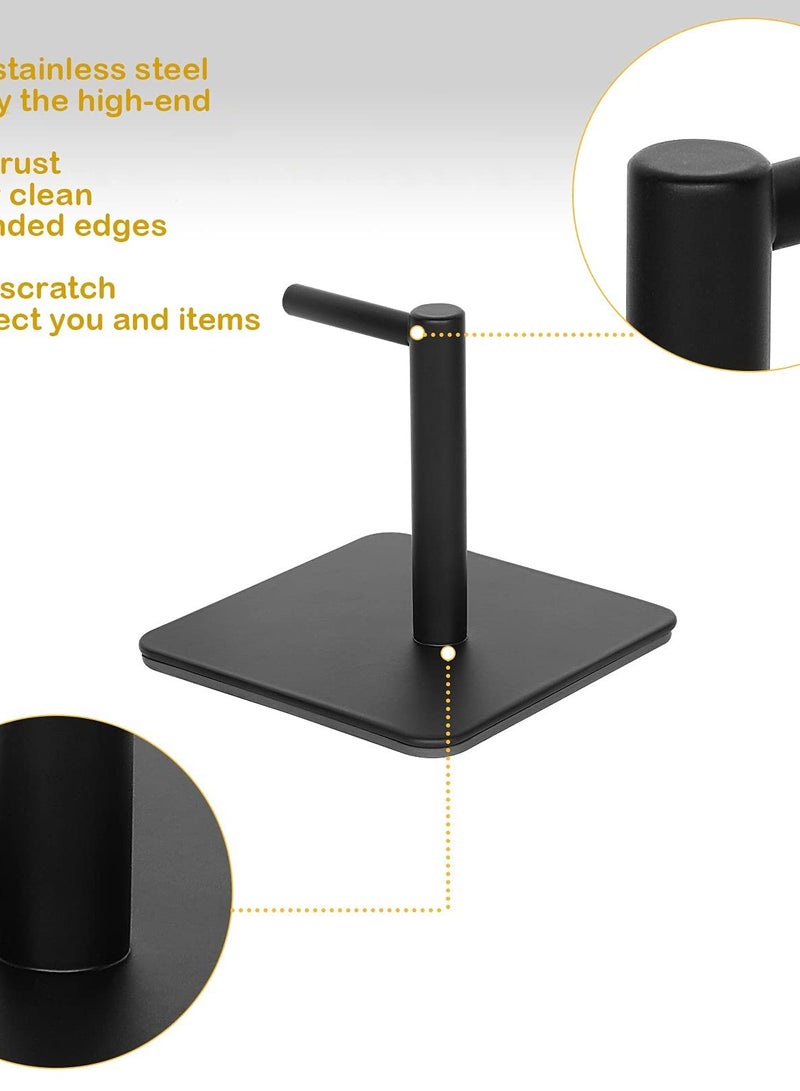 Excefore Black Magnetic Paper Towel Holder, Conveniently Mountable for Kitchen, Refrigerator, Grill, Toolbox, Garage, and More - Image 2