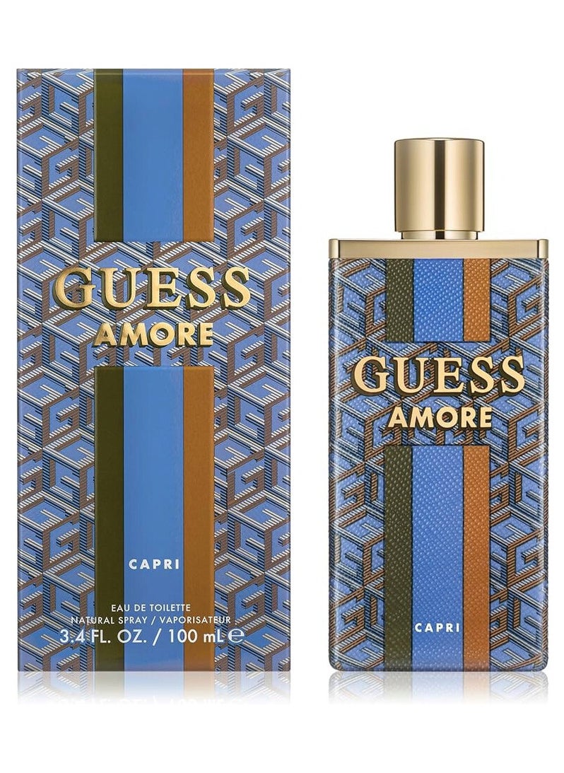 GUESS Unisex Amore Capri EDT Spray 100 ml  - Image 1