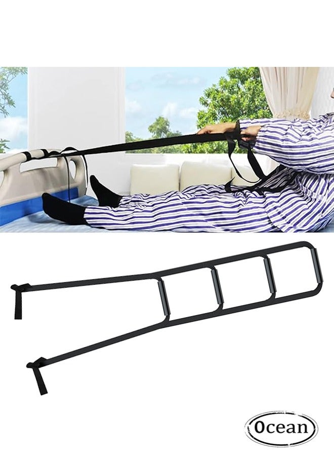 Bed Ladder Assist - Pull Up Assist Device with Handle Strap - Rope Ladder Caddie Helper - Sitting, Sit Up Hoist for Elderly, Senior, Injury Recovery Patient, Pregnant, Handicap - Padded Hand Grip - Image 1