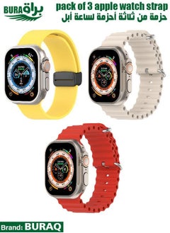 Apple Watch Band Strap For Apple Watch Ultra 2/Ultra 49mm, Series 10 46mm, 9/8/7 45mm, SE2/SE/6/5/4 44mm, 3/2/1 42mm