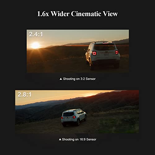 SIRUI Saturn 35mm T2.9 1.6X Full Frame Carbon Fiber Anamorphic Lens, Cine Lens for E Mount Cameras, 418g (Neutral Flare) - Image 5