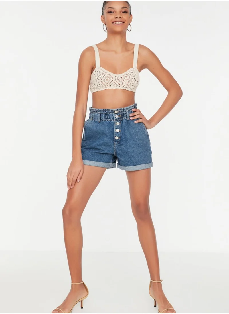 trendyol Denim Mini Shorts