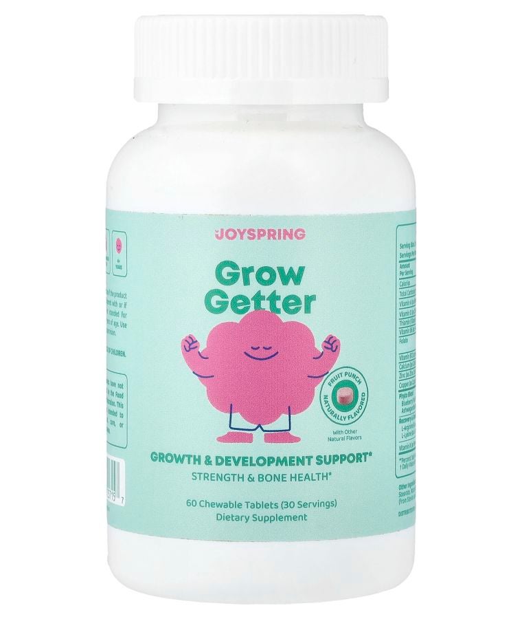 Grow Getter 4+ Years Fruit Punch 60 Chewable Tablets