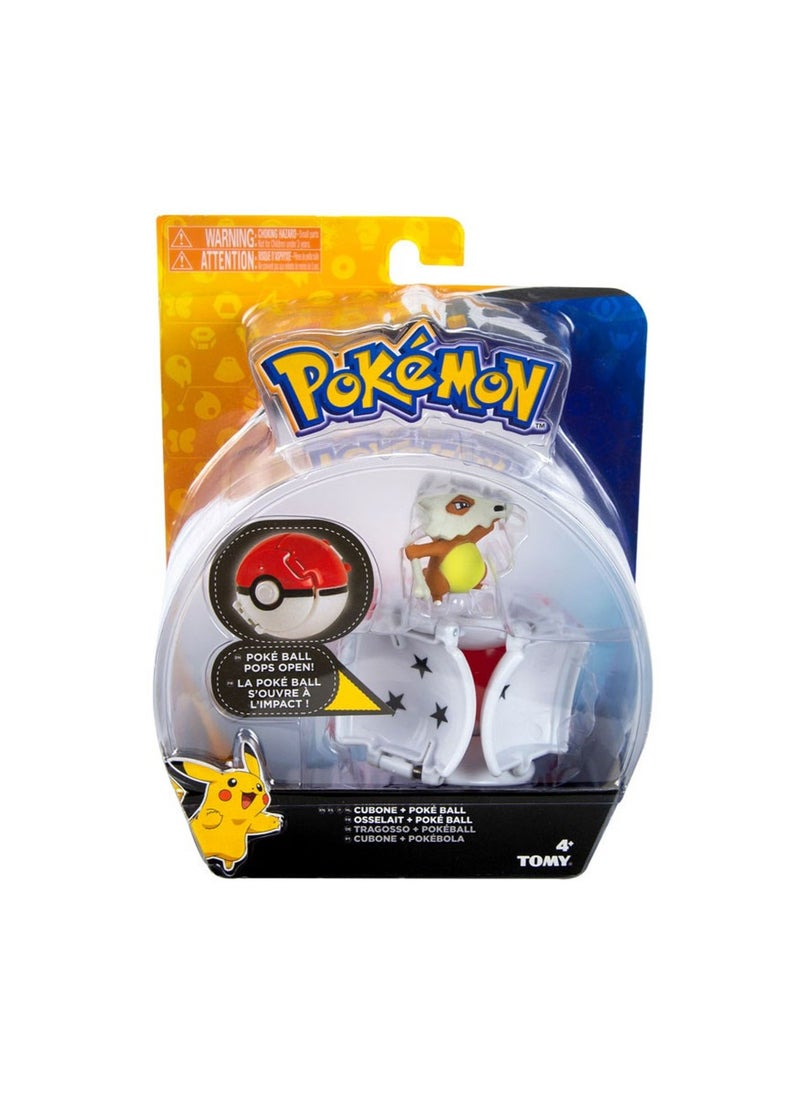 Pokemon Pokemon Throw n Pop Pokeball Cubone Poke Ball Figure Set 