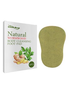 16Pcs Wormwood Detox Foot Patches Pads Detoxification Cleansing Body Toxins Feet Slimming Stress Relief Foot Care Pad Adhersive