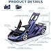 FRJV Toy Cars 118 Diecast Cars LP770 Metal Sports Car Model Car KitsCarros De Coleccion for Adults and KidsPull Back Cars with Lights and SoundsBig Toy Cars for Boys Age 47Purple - Image 4