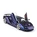 FRJV Toy Cars 118 Diecast Cars LP770 Metal Sports Car Model Car KitsCarros De Coleccion for Adults and KidsPull Back Cars with Lights and SoundsBig Toy Cars for Boys Age 47Purple - Image 2