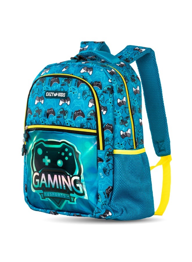 Eazy Kids Eazy Kids 16" Set of 4 Backpack w/ Trolley, Lunch Bag and Pencil Case - Gaming - Image 4