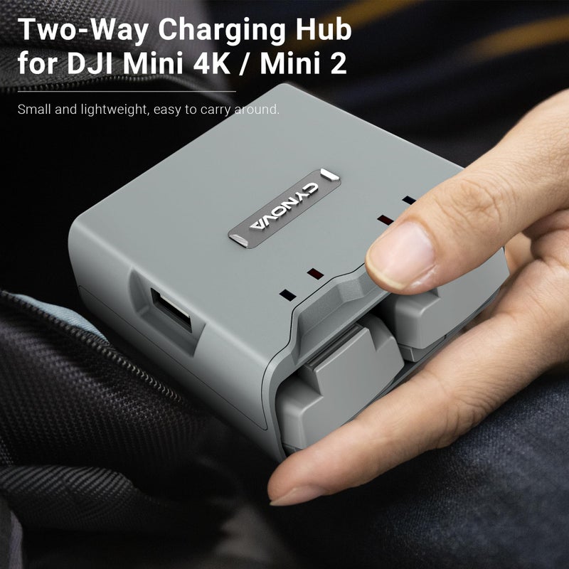 CYNOVA DJI Mini 4K Battery Charger, DJI Mini 4K Two-Way Charging Hub DJI Mini 2 Battery Charger Compatible with DJI Mavic Mini 2 /DJI Mini SE/Mavic Mini 2 SE for DJI Mini 4K Accessories & DJI Drone - Image 4