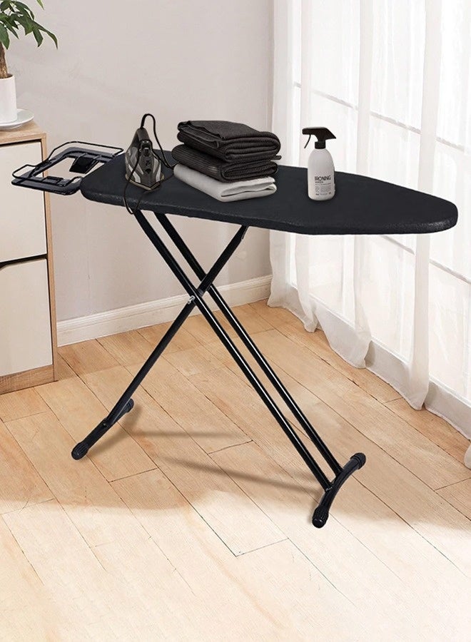 dida-cosmos Ironing Board with a Black Heat-Resistant Cover. Fabric size 102 x 33 cm - Image 1