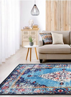 Status Contract Rugs for Living Room Printed Carpet for Living Room Decor|Anti Skid Backing Home Essentials| Boho Rugs for Living Room, Polyester, 152 X 213 Cm  - Image 1