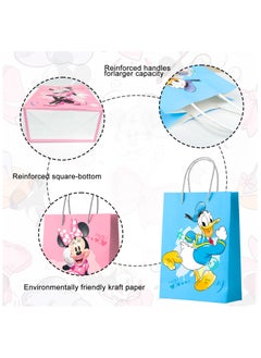 FRUITFUL PARTY Mickey Minnie Party Favor Bags, 24pcs Mickey Minnie Party Favor Bags for Kids Goodie Bags Gift Bag Candy Bag Birthday Party Favors Boxes  - Image 4