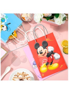 FRUITFUL PARTY Mickey Minnie Party Favor Bags, 24pcs Mickey Minnie Party Favor Bags for Kids Goodie Bags Gift Bag Candy Bag Birthday Party Favors Boxes  - Image 5