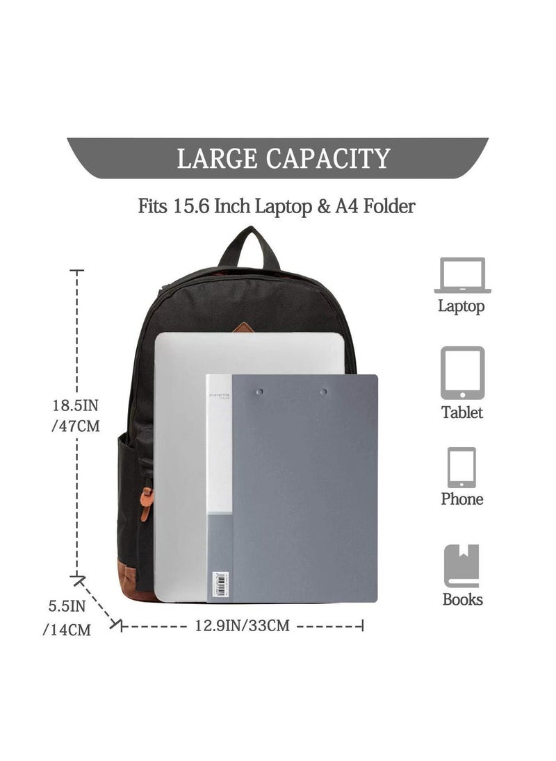 SIJINIAO - SIJINIAO Women's Backpack Classic Black - Image 1