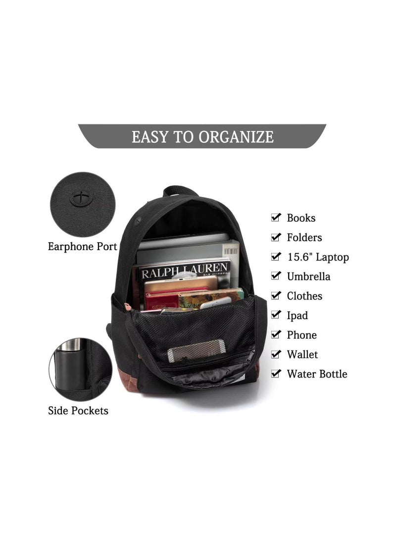 SIJINIAO - SIJINIAO Women's Backpack Classic Black - Image 1