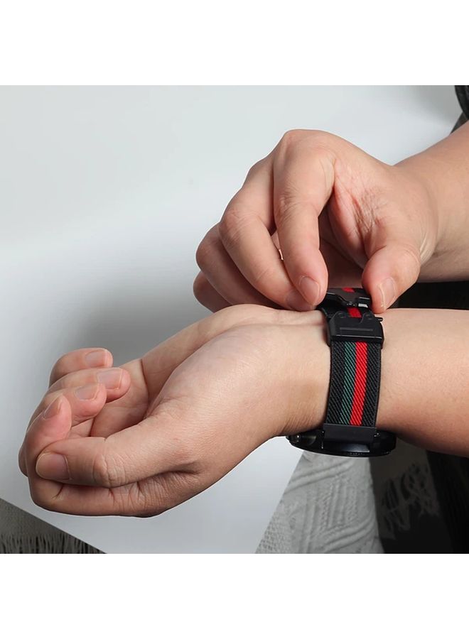 18mm Mixed Color Nylon Elastic Replacement Watch Strap Compatible For GT5 Pro 41 42mm - Image 5