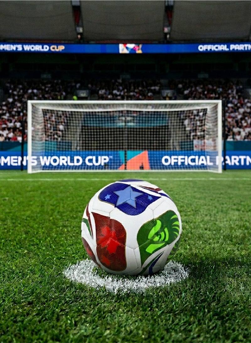 كرة قدم لكأس العالم 2026، تصميم احترافي، مقاس 5، للتدريب والمباريات وتزيين المنزل أثناء مشاهدة المباريات، كرة مونديال - Image 2