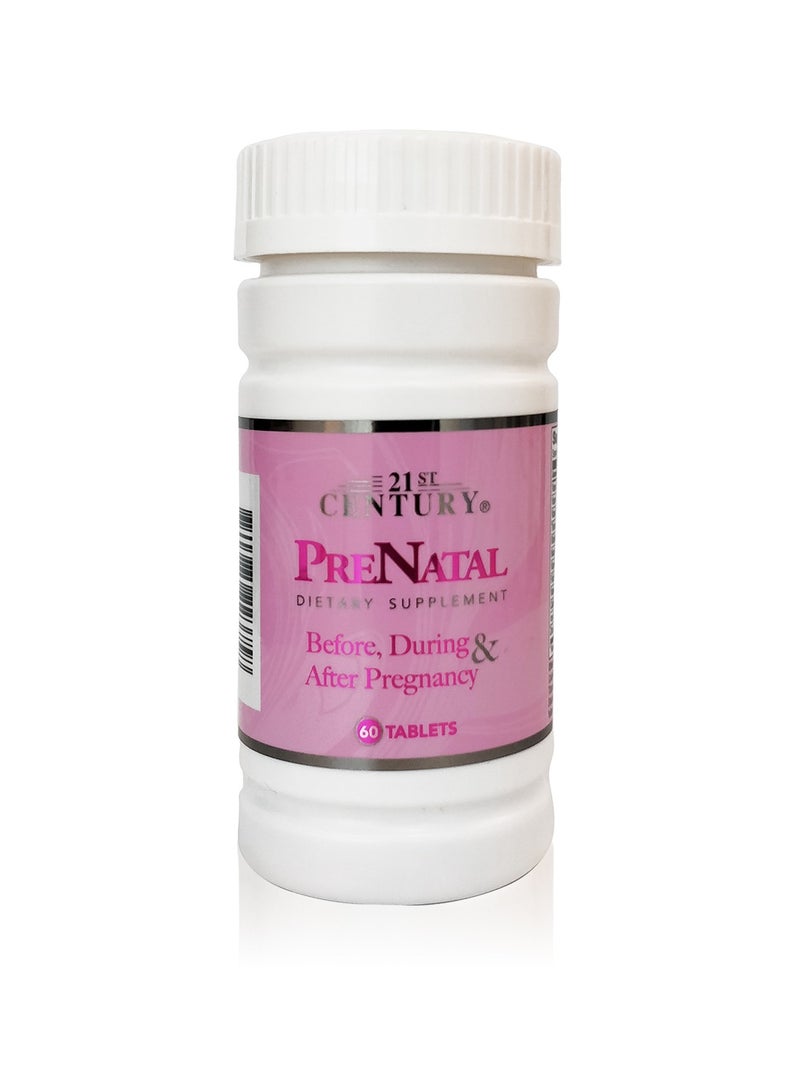 21st century prenatal tablets – 60 Tabs