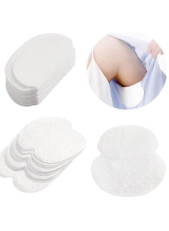 UNIVERSAL 24 Pieces Underarm Pads Absorbing Underarm Sweat Absorbing Underarm Sweat Absorbing Sweat Absorbing Underarm Pads to Keep Underarms Dry (White)  - Image 1