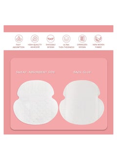 UNIVERSAL 24 Pieces Underarm Pads Absorbing Underarm Sweat Absorbing Underarm Sweat Absorbing Sweat Absorbing Underarm Pads to Keep Underarms Dry (White)  - Image 3