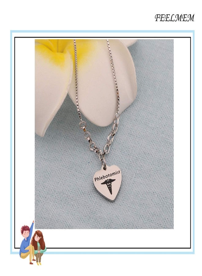 FEELMEM Phlebotomist Gifts Caduceus Charm Phlebotomy Slider Bracelet Nurse Phlebotomy Technician Hematologist Gift - Image 3
