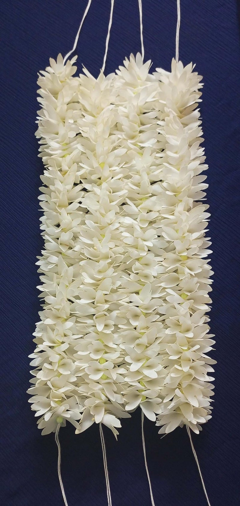 Afarza Fabric Artificial gajra for hair bun juda accessories mogra jasmine for women pack of 4 pcs.White - Image 4