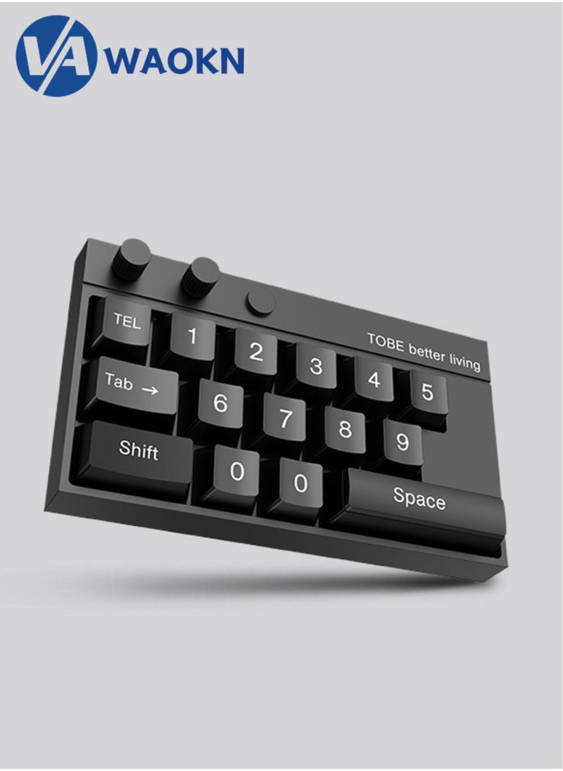 WAOKN Creative Car Phone Number Keyboard Temporary Parking Card License Phone Number Display Plate Stop Sign Auto Interior Accessories Easy Installation Privacy Protection Stop Sign  - Image 1