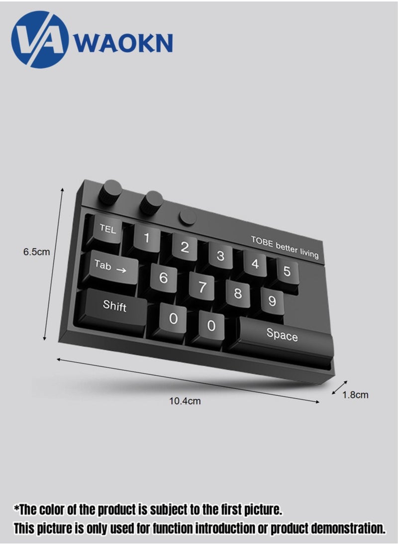 WAOKN Creative Car Phone Number Keyboard Temporary Parking Card License Phone Number Display Plate Stop Sign Auto Interior Accessories Easy Installation Privacy Protection Stop Sign  - Image 2