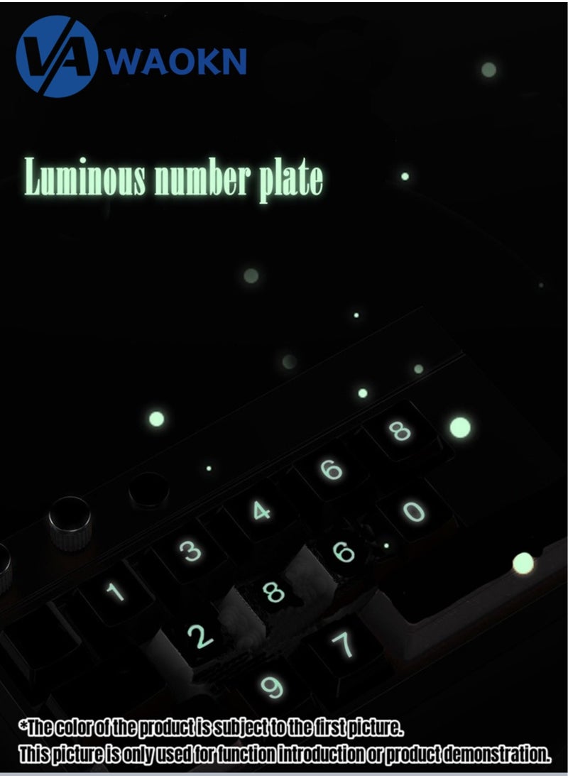 WAOKN Creative Car Phone Number Keyboard Temporary Parking Card License Phone Number Display Plate Stop Sign Auto Interior Accessories Easy Installation Privacy Protection Stop Sign  - Image 3