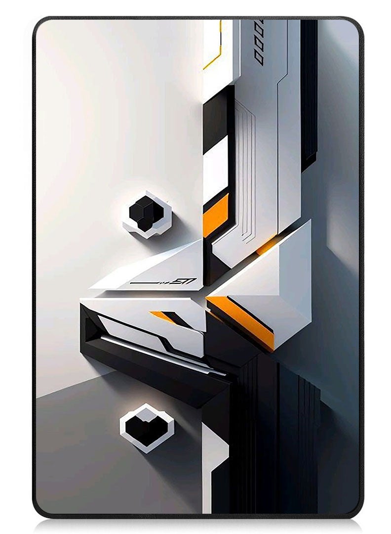 Theodor Protective Flip Case For Apple iPad Air 11 (2024) With Trifold Stand Auto Wake Sleep Shockproof Cover Abstract 6 - Image 1