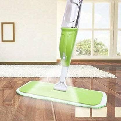UMAAMAR ENTERPRISES Spray Mop Wooden Floor with Reusable Microfiber Pads 360 Degree Handle Quick and Easy Stainless Steel Home Clean Tools Removable Washable Pad Multicolor - Image 2
