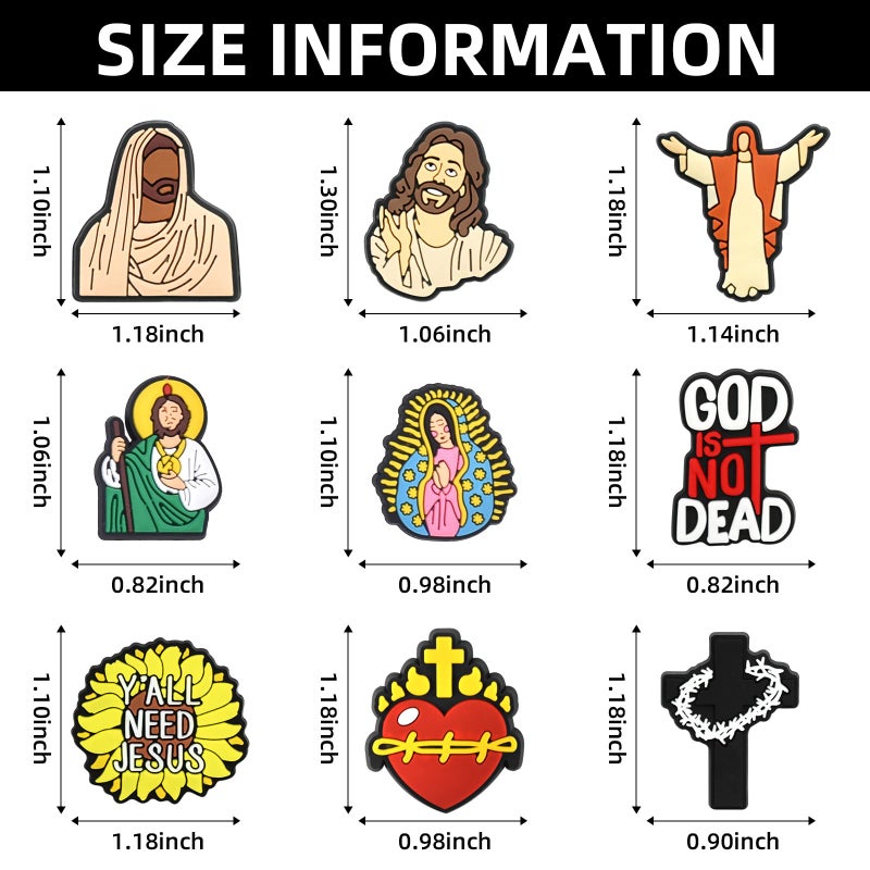 XHAOYEAHX Christian Pins 30 PCS Inspirational Faith Lapel Pins for Jackets Backpacks Hats Religious Accessories Gifts for Church Members Party Favors - Image 2