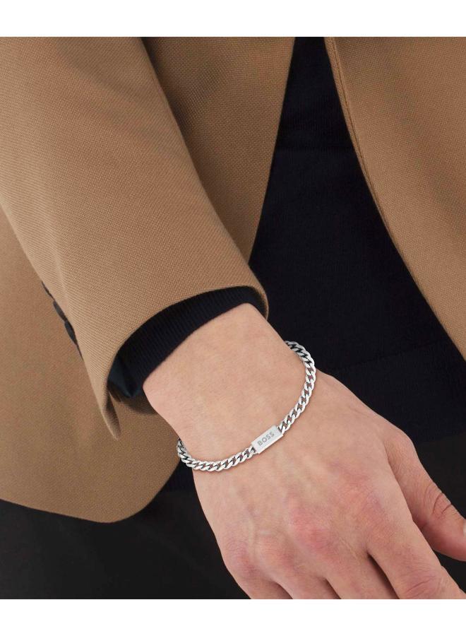 BOSS Mens Bracelet Chain For Him Collection In Stainless Steel - 1580556M - Image 2